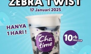 Chatime Promo Menu Baru! Zebra Twist Hanya 10 Ribu/ Cup*