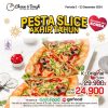 Promo Cheese & Dough Pesta Slice Akhir Tahun! K-Original Slice Pizza cuma Rp. 24.900