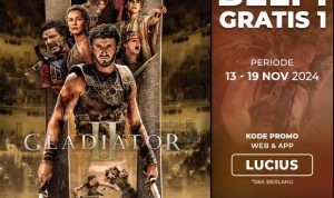 Promo CINEPOLIS BELI 1 GRATIS 1 tiket film GLADIATOR 2