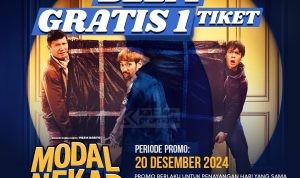 Promo CINEPOLIS BELI 1 GRATIS 1 tiket film MODAL NEKAT