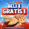 Promo DOMINO'S PIZZA WEEKEND SPESIAL! BELI 1 GRATIS 1*