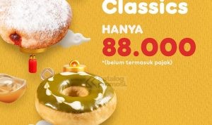 Promo DUNKIN DONUTS 12 Donat Classics Cuma Rp 88.000 Ribu