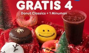 Promo DUNKIN’ DONUTS BCA - BELI 8 GRATIS 4 Donut Classics + 1 Minuman*