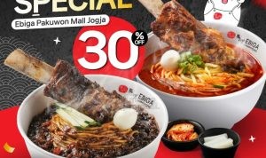 Promo Opening Ebiga Pakuwon Mall Jogja - Diskon 30% Semua Menu dengan BRI