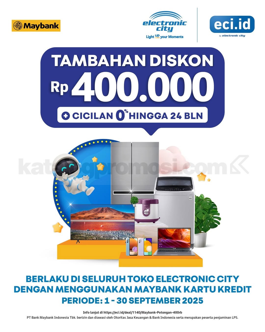 Promo Electronic City Maybank Tambahan Diskon Rp 400.000 Promo Electronic City Maybank Tambahan Diskon Rp 400.000
