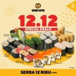 Promo Genki Sushi 12.12 Special Deals Serba Rp. 12.000!