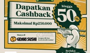 Promo Genki Sushi Jenius Funds with Benefit - Dapatkan Cashback Hingga 50%