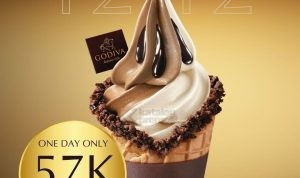 Promo GODIVA 12.12 SPECIAL PRICE SOFT SERVE only Rp. 57K