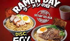 GOKANA Promo TUESDAY is RAMEN DAY - DISKON 50% untuk Pembelian Ramen Kedua, hanya berlaku setiap hari Selasa