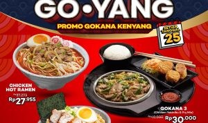 Promo GOKANA GO-YANG! DISKON 25% untuk Pembelian Menu Favorit