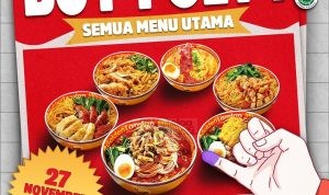 Promo Golden Lamian Spesial Pilkada - Buy 1 Get 1 All Main Dish