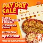 Promo GOPIZZA PAY DAY SALE! PAKET 2 PIZZA cuma Rp. 150RIBU AJA