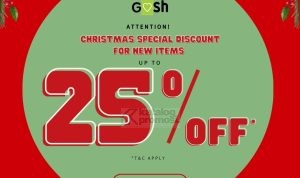 Promo GOSH SHOES Christmas Special Discount Up To 25% Off*