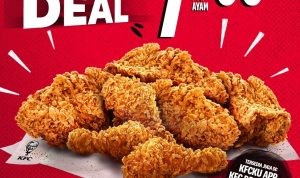 Promo KFC CRAZY DEAL 7 pcs AYAM cuma Rp. 90.000