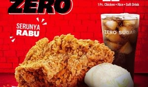 Promo KFC Serbu Zero Combo Hemat cuma Rp. 22ribuan aja