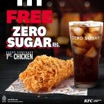 Promo KFC Dapatkan Coke Zero Regular GRATIS!*