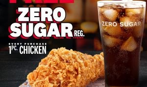 Promo KFC Dapatkan Coke Zero Regular GRATIS!*