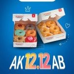 Promo Krispy Kreme Bank Saqu 12.12 - Beli 1 Gratis 1 Paket Half Dozen*