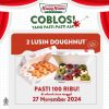 Promo KRISPY KREME SPESIAL PILKADA - BELI 2 LUSIN DOUGHNUT cuma Rp. 100RIBU*