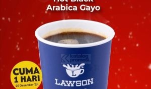 Promo Lawson Spesial Hot Black Arabica Gayo Hanya Rp. 5Ribu per cup