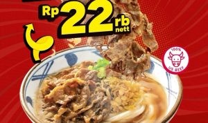 Promo Marugame Udon Extra Beef! Tambah Beef Sukiyaki hanya Rp. 22RB*