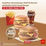 Promo McDonalds Gratis Cheeseburger Cuma 1 Hari aja !