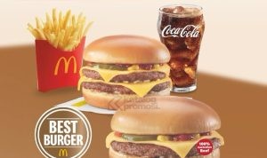 Promo McDonalds Gratis Cheeseburger Cuma 1 Hari aja !