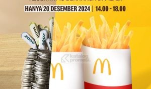 Promo MCDONALDS HARI RECEH NASIONAL GRATIS 2Pc French Fries