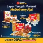 Promo McDonald's McDelivery Night In – Diskon 20% untuk Pemesanan Malam Hari!