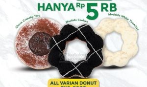 Promo MITER DONUT All Variant Donut Cuma Rp 5.000 Aja!