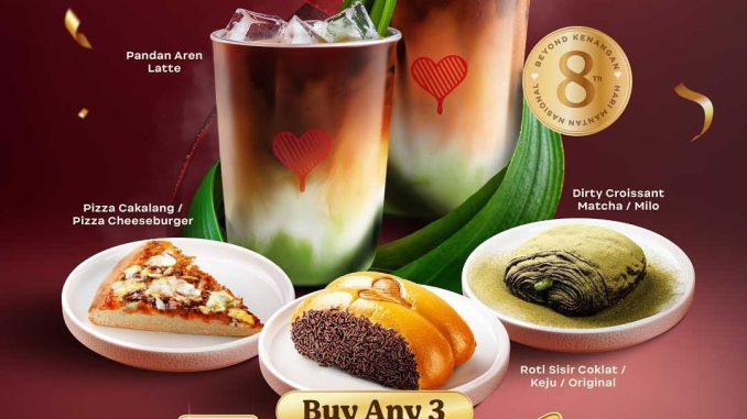 Promo Kopi Kenangan Pandan Series Buy 3 Get 1 Free*