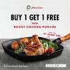 Promo PANCIOUS BELI 1 GRATIS 1 untuk Menu Roast Chicken Porcini