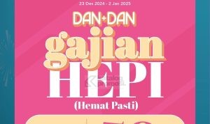 Promo DAN+DAN GAJIAN HEPI – DISKON hingga 50%