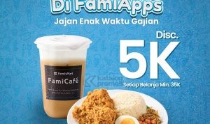 Promo FAMILYMART PAYDAY – DISKON 5K khusus pembelian via FAMIAPPS