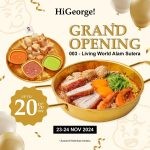 Promo HiGeorge Grand Opening outlet Living World Alam Sutera Diskon Hingga 20%