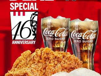 Promo KFC 46th Anniversary Double Deal Rp. 46.000-an berlaku 13–24 Oktober 2025