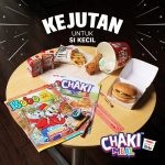 Promo KFC Chaki Meal cuma 33 RIBU-an GRATIS Majalah Bobo spesial! Ayo ke KFC terdekat dan seru-seruan dengan Chaki Meal.