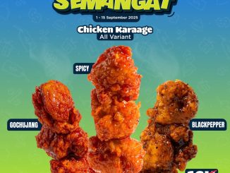Promo Lawson Semangat Chicken Karaage Rp14K all variant periode 1–15 September 2025.