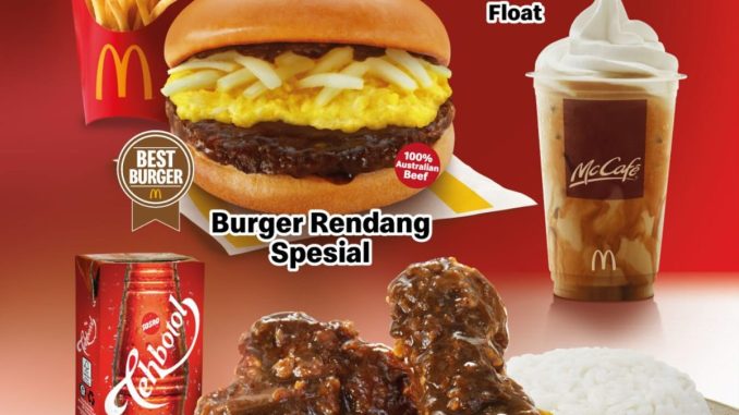 Promo McDonald’s Ayam McD Rendang dan Burger Rendang plus Es Kopi Gula Aren