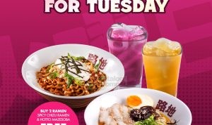 Promo Roji Ramen Two for Tuesday Beli 2 Gratis 2