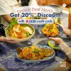 Promo Thai Street UOB Special Deal Diskon 20% atau Free Dish!