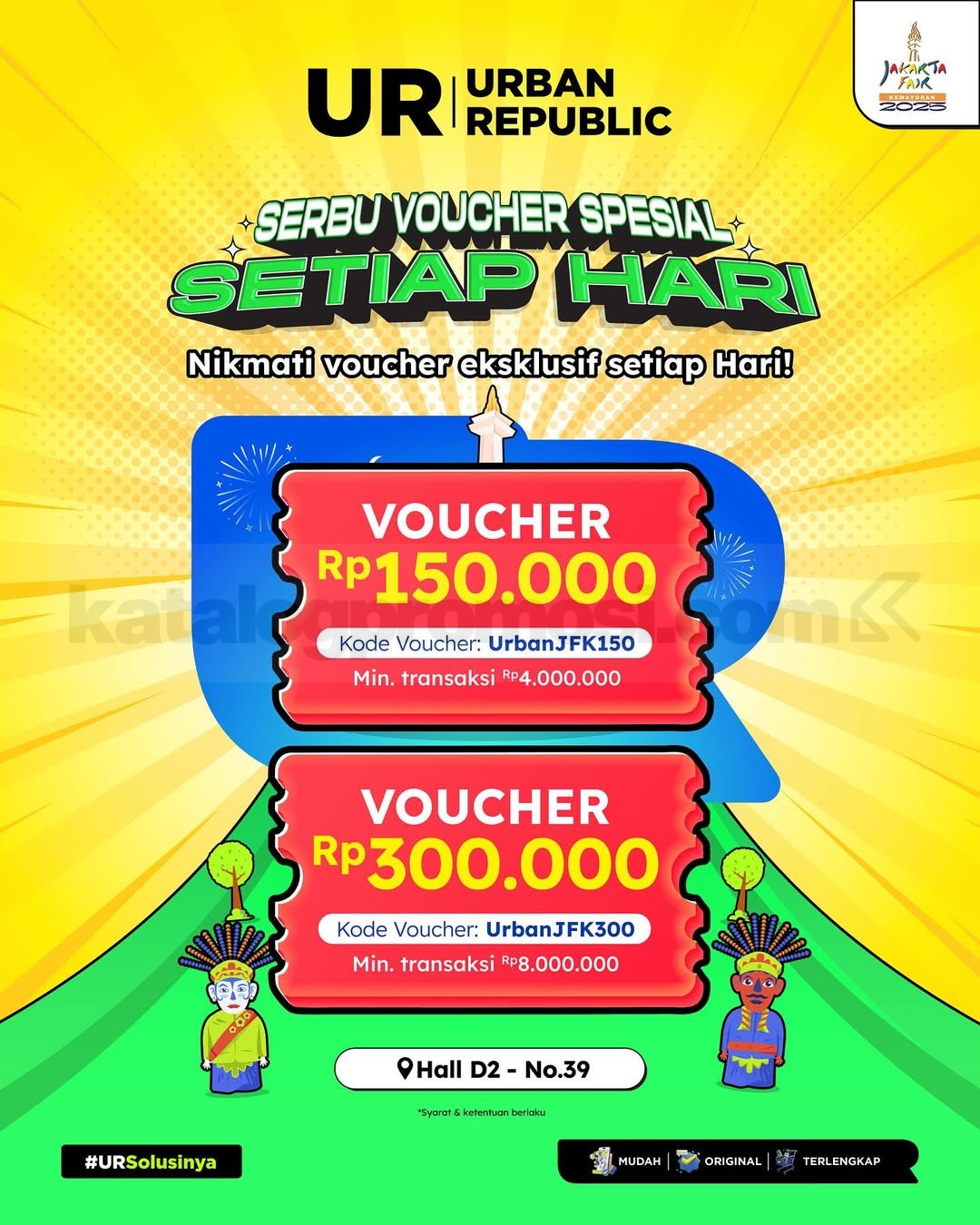 Promo Urban Republic Jakarta Fair 2025 Diskon Gadget s.d 90% & Hadiah Seru Promo Urban Republic Jakarta Fair 2025 Diskon Gadget s.d 90% & Hadiah Seru 8