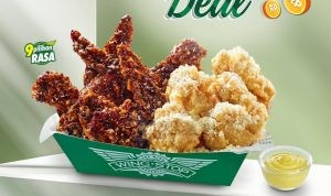 Promo WINGSTOP PAYDAY DEAL – Beli 5 Crunchy Wings + 5 Boneless hanya Rp. 49.091