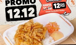 Promo Yoshinoya 12.12 Big Fried Chicken Rp. 12.000