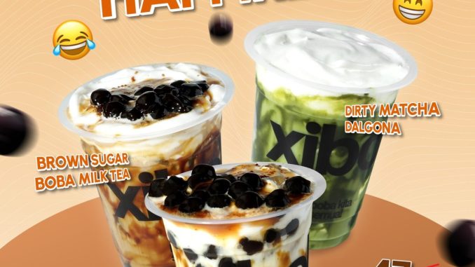 Promo Xiboba Triple Sip Happiness! hanya Rp 39K