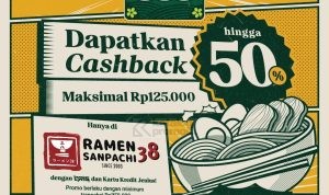 Promo Ramen 38 Sanpachi Jenius Funds with Benefit - Dapatkan Cashback Hingga 50%