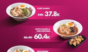 Promo Roji Ramen GoFood Exclusive - Harga Spesial Menu Favorit mulai Rp. 32Ribuan