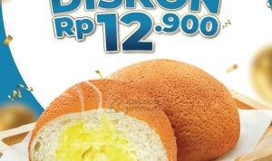 Promo Roti'O Spesial HUT BRI 129 - Diskon Rp 12.900 untuk Semua Produk*