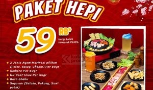 Promo Sakabe Buffet Spesial Ala Carte Paket Hepi cuma Rp. 59Rb aja!