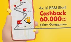 Promo Shell Spesial OVO Cashback 60.000 OVO Points